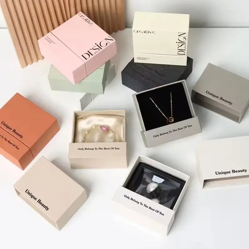 Tailored Custom Printed Luxury Packaging Boxes for High-End Jewelry Brands | Exclusive Branding Solutions for Jewelers Needing Elegant Presentation - jewelry box 018