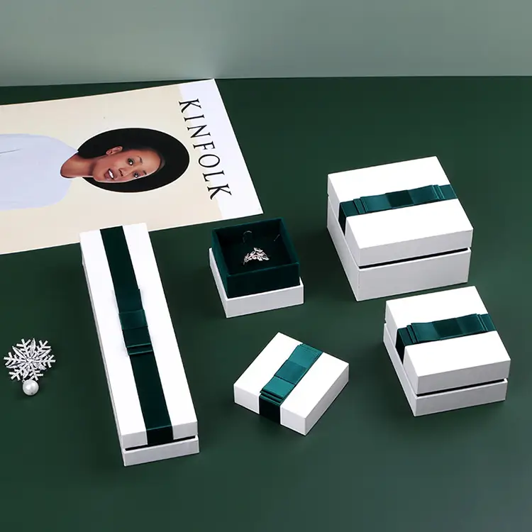 Sophisticated Custom Rigid Gift Boxes with Velvet Lining for Luxury Goods | Tailored Packaging for Jewelers Needing Elegant and High-Quality Storage - jewelry box 105