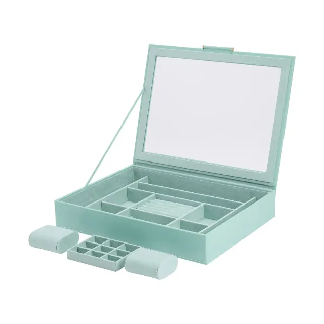 Richpack Clear Jewelry Boxes for Stylish Display with Windows | Premium Lucite and Clear Ring Boxes for Modern, Minimalist Storage - jewelry box 293