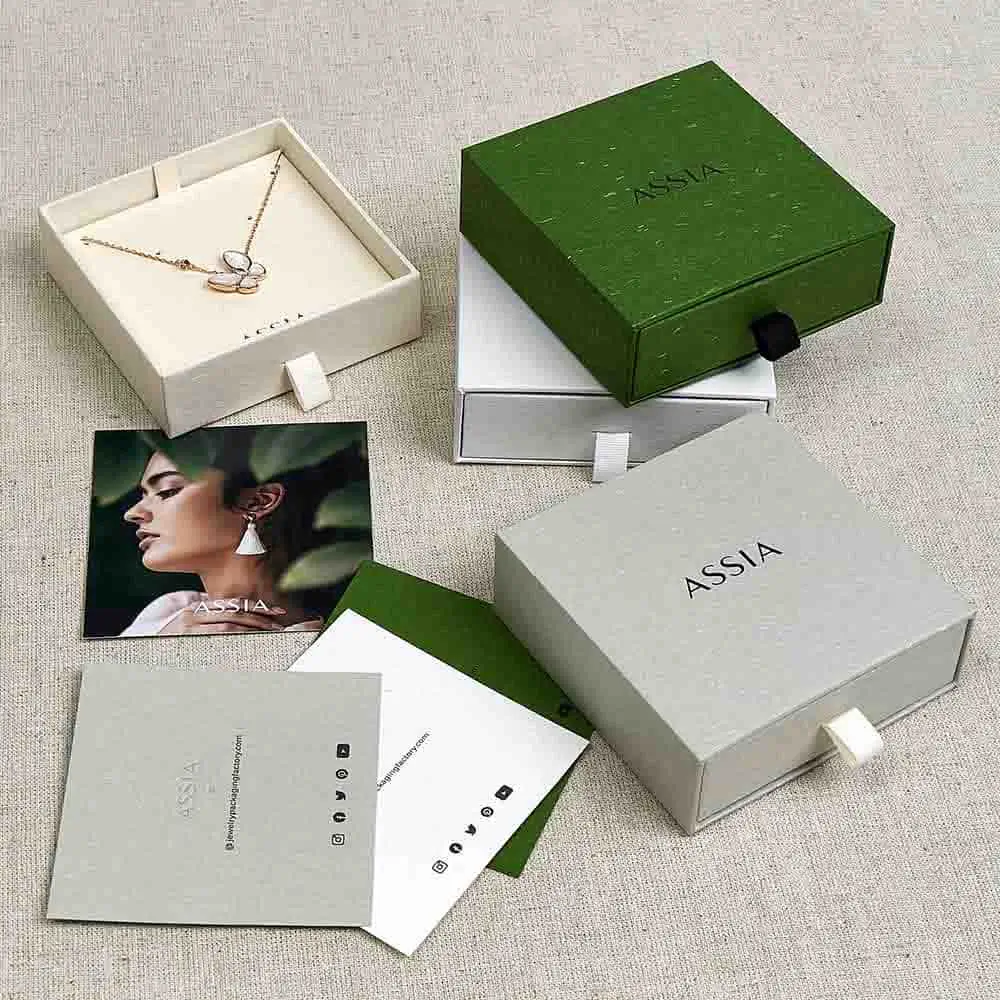 Custom Jewelry Packaging with Logo for High-End Jewelry Brands | Luxury Packaging Solutions | Tailored for Premium Brands - jewelry case 075