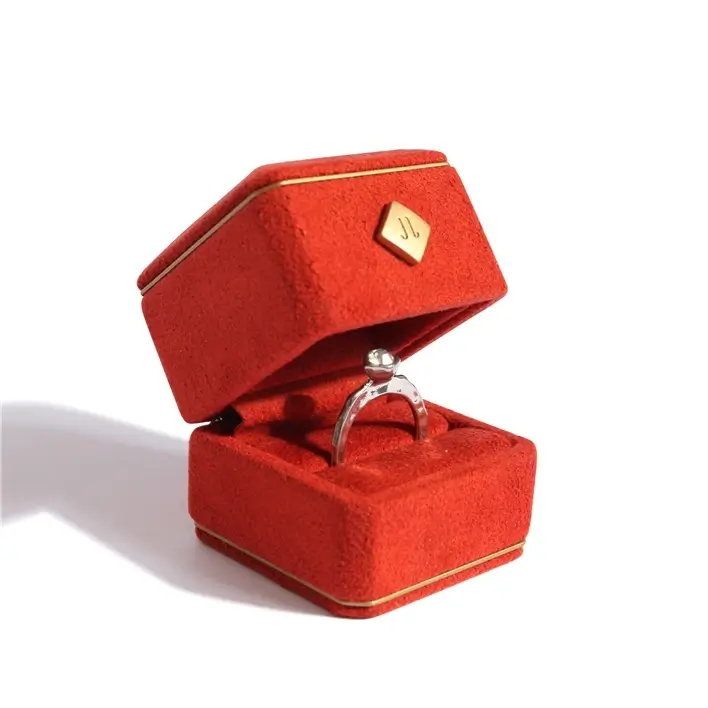 Elegant Red Jewelry Boxes for Women | Premium Velvet Jewelry Box in Red Richpack Stylish and Bold Packaging for Precious Keepsakes - jewelry case 145