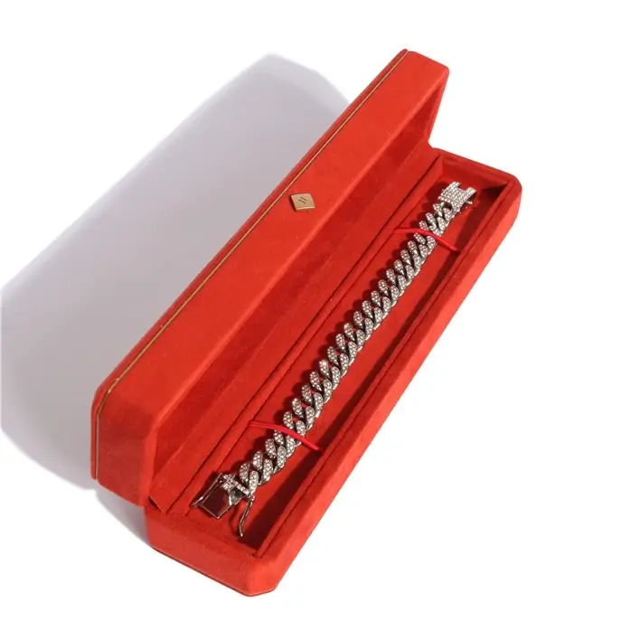 Elegant Red Jewelry Boxes for Women | Premium Velvet Jewelry Box in Red Richpack Stylish and Bold Packaging for Precious Keepsakes - jewelry case 148