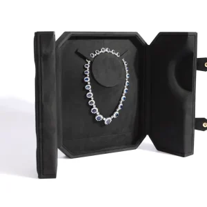 Sleek Black Jewelry Boxes | Modern Black Jewelry Gift Boxes and Organizers for Luxury Storage Solutions Personalized Packaging from Richpack - jewelry case 258