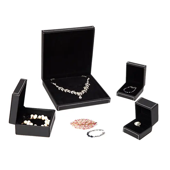 Luxurious Leather Jewelry Boxes | Custom Designs and Materials Options for High-End Jewelry Storage Richpack Jewelry Merchants - jewelry case 306