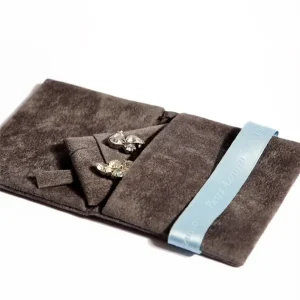 Protective Lined Velvet Pouches for Delicate Jewelry | Perfect for Retailers Seeking Safe and Luxurious Packaging for Fine Jewelry - jewelry pouch 031 to be packed