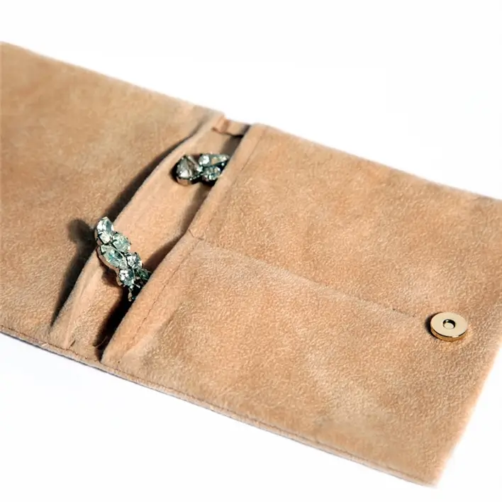 Protective Lined Velvet Pouches for Delicate Jewelry | Perfect for Retailers Seeking Safe and Luxurious Packaging for Fine Jewelry - jewelry pouch 032 to be packed