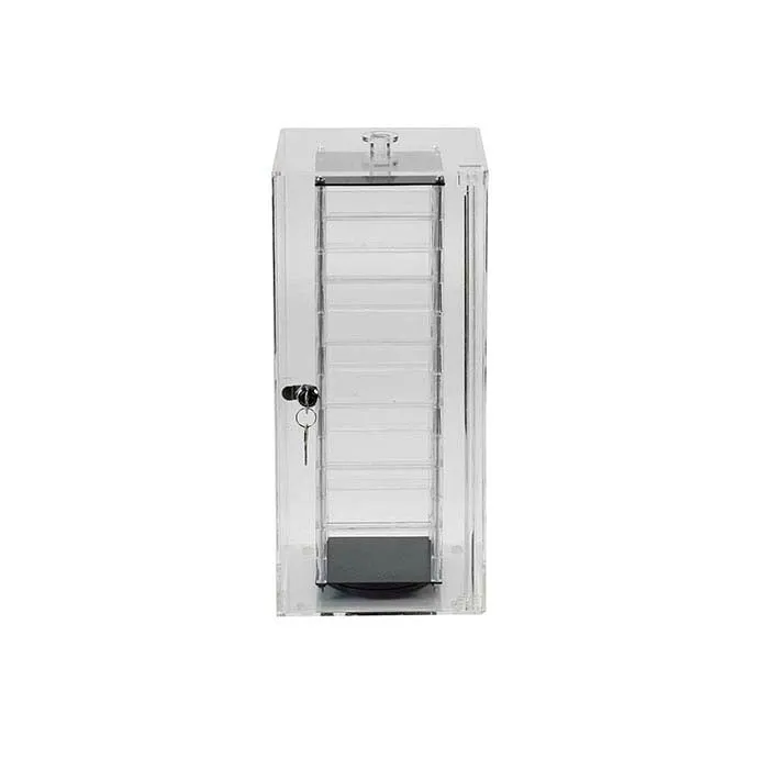 Highlight and protect your jewelry with lockable jewelry display cases, perfect for retail and exhibitions. This jewelry display case with lock offer security and rich style. Request a quote for your custom acrylic jewelry display case with lock now! - lackable jewelry display cases (3)