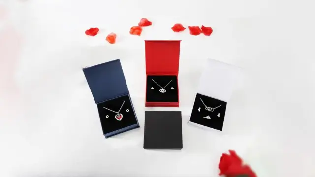 magnetic closure necklace gift boxes