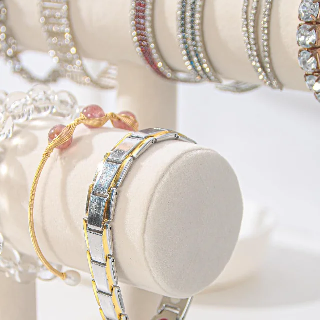 Space-Conserving Multi-Tier Bracelet Holders for Jewelry Stores | Efficient Display Solutions for Merchants Needing Organized Showcases - multi tier bracelet holders5