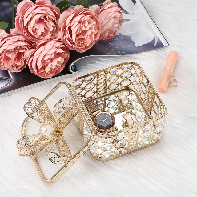 Opulent and Eye-Catching Premium Jewelry Boxes with Crystal Embellishments | Ideal for Jewelry Brands Aiming to Showcase Luxury and Elegance in Every Detail - “premium jewelry boxes with crystal embellishments”3
