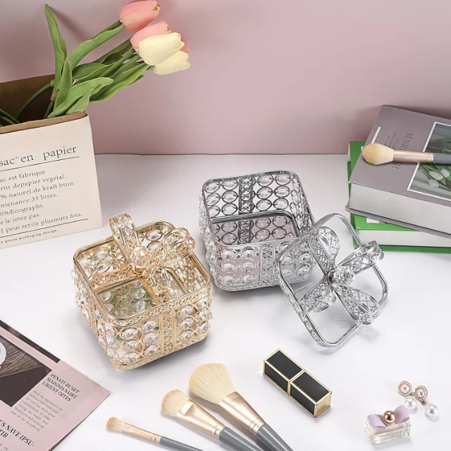 Opulent and Eye-Catching Premium Jewelry Boxes with Crystal Embellishments | Ideal for Jewelry Brands Aiming to Showcase Luxury and Elegance in Every Detail - “premium jewelry boxes with crystal embellishments”5
