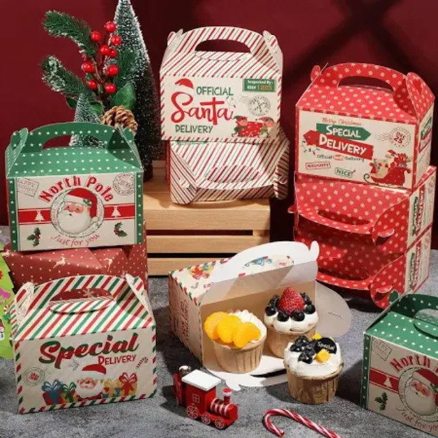Holiday-Themed Gift Boxes for Christmas and New Year | Festive Packaging for Seasonal Gifts Customizable Designs - shopping 16 (1)