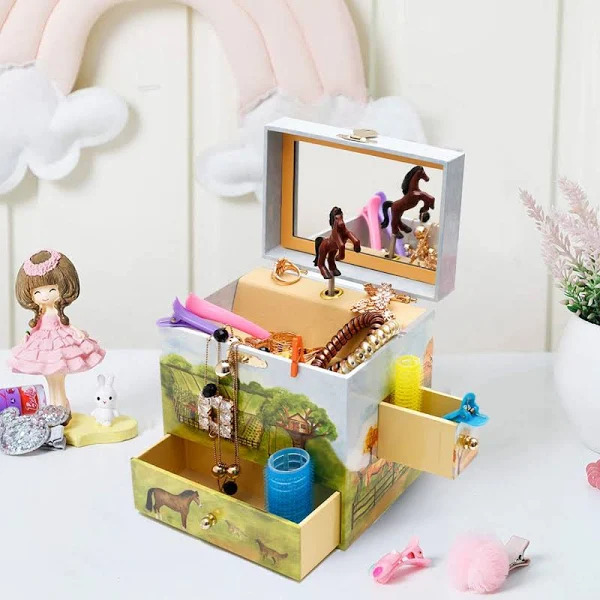Richpack Musical Jewelry Boxes | Beatuiful Musical Jewelry Box for Birthday & Wedding Customizable Jewelry Music Boxes for Retailers and Wholesalers - shopping (2)
