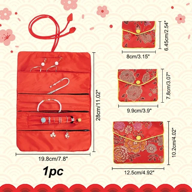 Lightweight Travel-Sized Silk Pouches for Jewelry Protection | Ideal for Jewelry Merchants Needing Convenient, High-End Travel Packaging Solutions - “travel sized silk pouches for jewelry protection”2