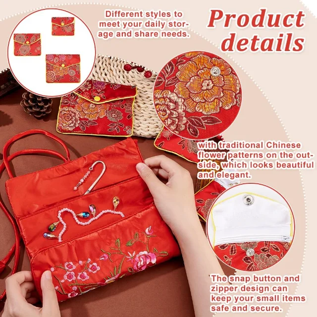 Lightweight Travel-Sized Silk Pouches for Jewelry Protection | Ideal for Jewelry Merchants Needing Convenient, High-End Travel Packaging Solutions - “travel sized silk pouches for jewelry protection”3