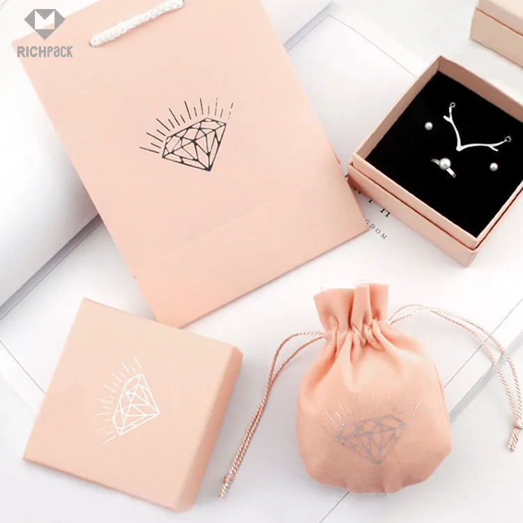 Durable Cotton Fabric Jewelry Pouches with Drawstrings | Customizable and Protective Packaging Solutions for Jewelers Needing Safe and Elegant Storage - zt47 (8)