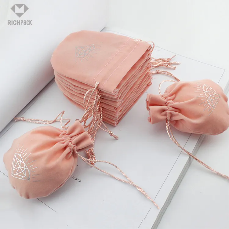 Durable Cotton Fabric Jewelry Pouches with Drawstrings | Customizable and Protective Packaging Solutions for Jewelers Needing Safe and Elegant Storage - zt47 (9)