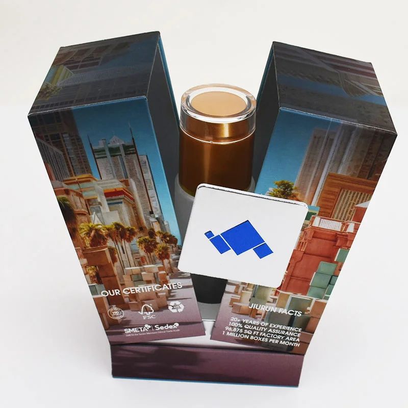 New Design Custom Logo Printing Rigid Cardboard Package Luxury Double Open Magnetic Big Logo - 主图 001