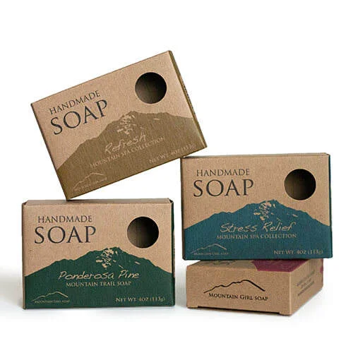 Custom Printed Cosmetic Personal Care Soap Folding Box Paper Packaging - 主图 001