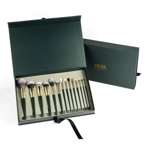 Custom Logo Paper Box Makeup Brush Set Cardboard Cosmetic Brush Packaging Coating Beautiful - 主图 001