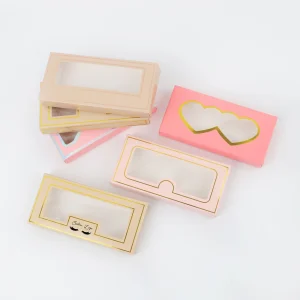 Custom Design Paper Lash Boxes Colorful Eyelash Packaging Boxes - 主图 001