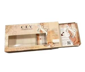 Custom Printed Logo Paper Box Luxury Cosmetic Manicure Lipstick Box Custom Nail Polish Pac - 主图 001