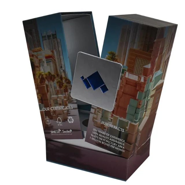 Custom Logo Printing Bottle Rigid Gift Cardboard Package Luxury Packaging Cosmetic Box - 主图 004