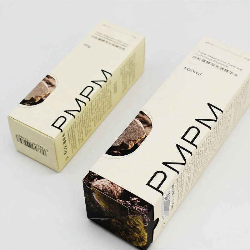 Custom Logo Printing Bottle Card Cardboard Package Luxury Packaging Gift Cosmetic Box - 主图 004