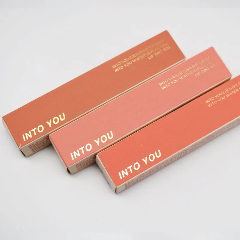 Custom Gold Foil Folding Luxury Card Lipstick Packaging Box Custom - 主图 004