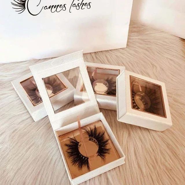 Custom Packaging Eyelash Paper Boxes Eyelash Vendor Customized Boxes Paper Lash Packaging - 主图 005