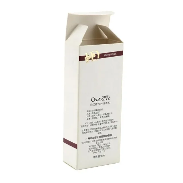 Personalised Custom Beauty Products Package Lotion Essential Oil Paper Box For Serum Skincare perfume Packaging Box - 主图 005