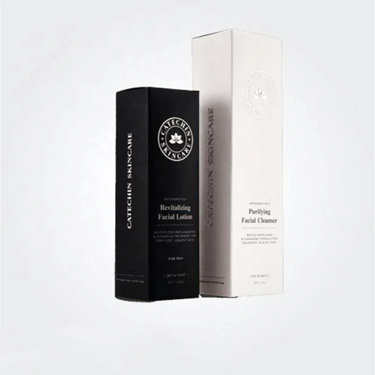 Luxury Beauty Product Cosmetics Essential Oil Paper Packaging With Printing Logo - 主图 005