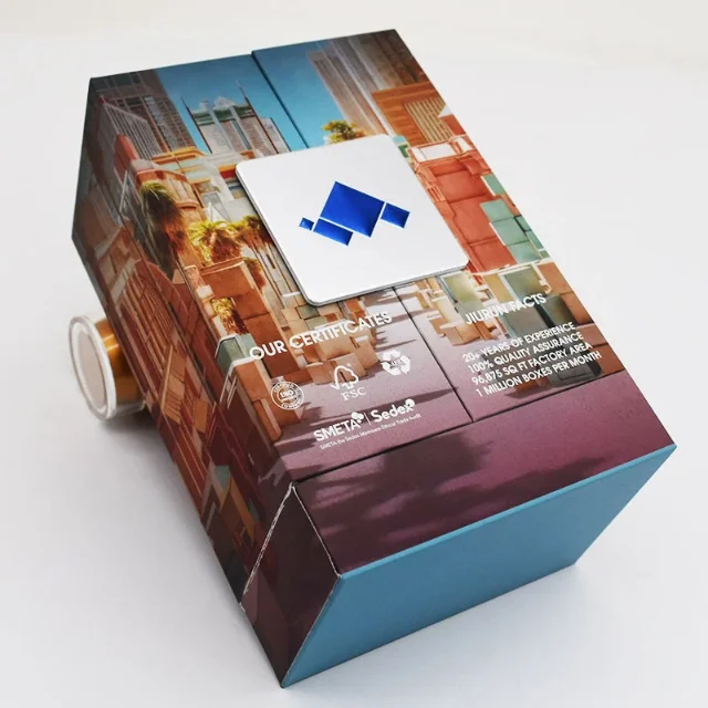 Custom Logo Printing Bottle Rigid Gift Cardboard Package Luxury Packaging Cosmetic Box - 主图 006