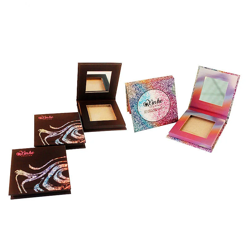 Custom Logo Cartoon Eyeshadow Palette Paper Boxes Eye Shadow Cardboard Gift Packaging Boxes - 主图 006