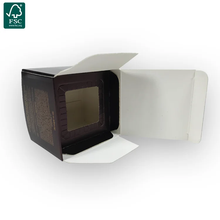 Luxury Silver Paper Square Cosmetic Boxes Packaging For Essential Oil Custom Logo Folding - 主图 007