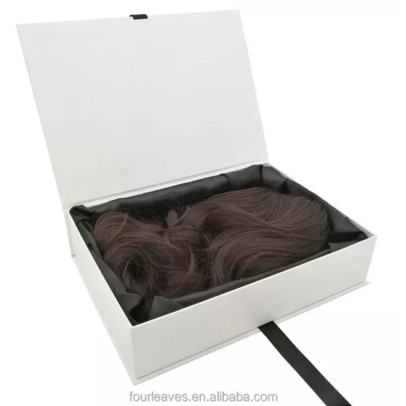 Custom Wig Packaging Hair Boxing Rigid Cardboard - 详情 007