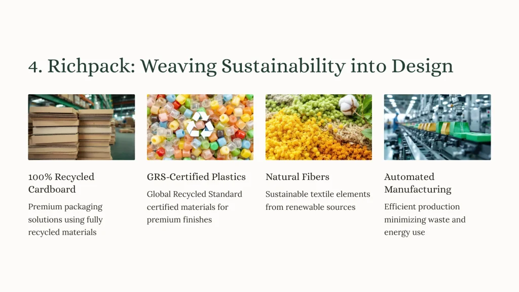 2024 Ranking the 10 Best Sustainable Jewelry Packaging Brands - 10 4. Richpack Weaving Sustainability into Design