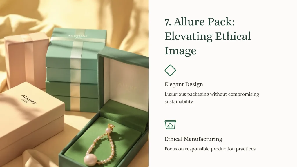 2024 Ranking the 10 Best Sustainable Jewelry Packaging Brands - 13 7. Allure Pack Elevating Ethical Image