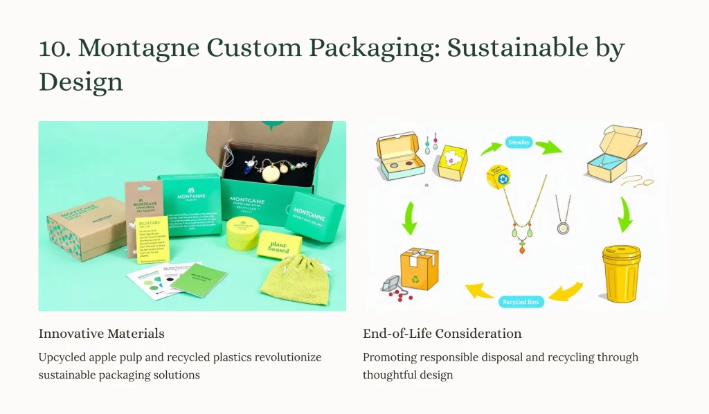 2024 Ranking the 10 Best Sustainable Jewelry Packaging Brands - 16 10. Montagne Custom Packaging Sustainable by Design