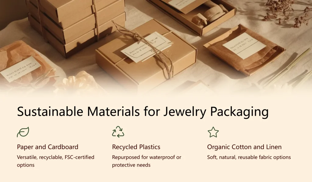 Top 10 FAQs About Sustainable Jewelry Packaging - 4 Sustainable Materials for Jewelry Packaging