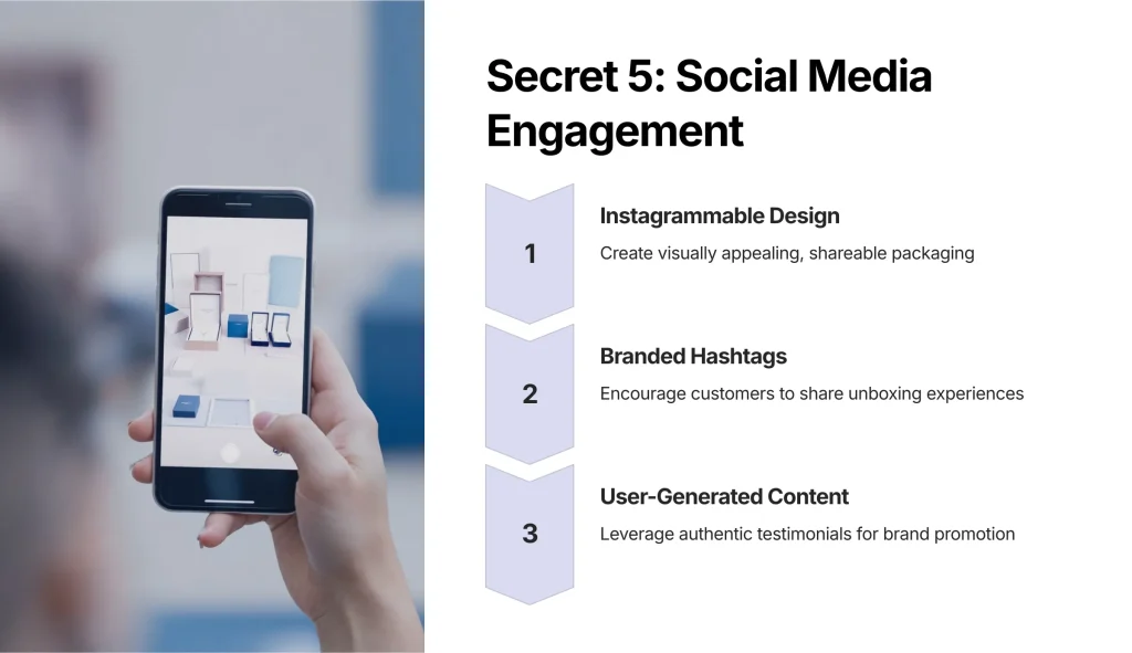 5 Design Secrets of eNewton Jewelry Packaging to Captivate Your Customers - 5 Secret 5 Social Media Engagement
