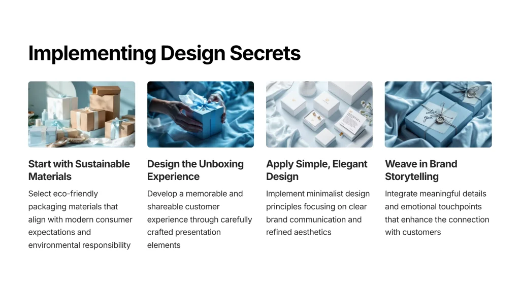 5 Design Secrets of eNewton Jewelry Packaging to Captivate Your Customers - 6 Implementing Design Secrets