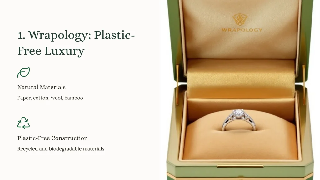 2024 Ranking the 10 Best Sustainable Jewelry Packaging Brands - 7 1. Wrapology Plastic Free Luxury
