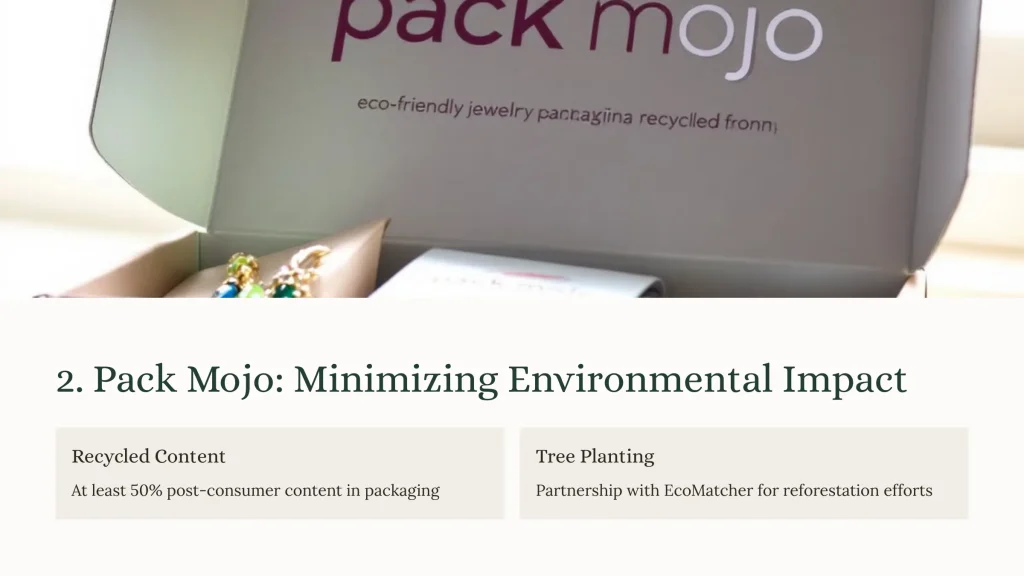 2024 Ranking the 10 Best Sustainable Jewelry Packaging Brands - 8 2. Pack Mojo Minimizing Environmental Impact