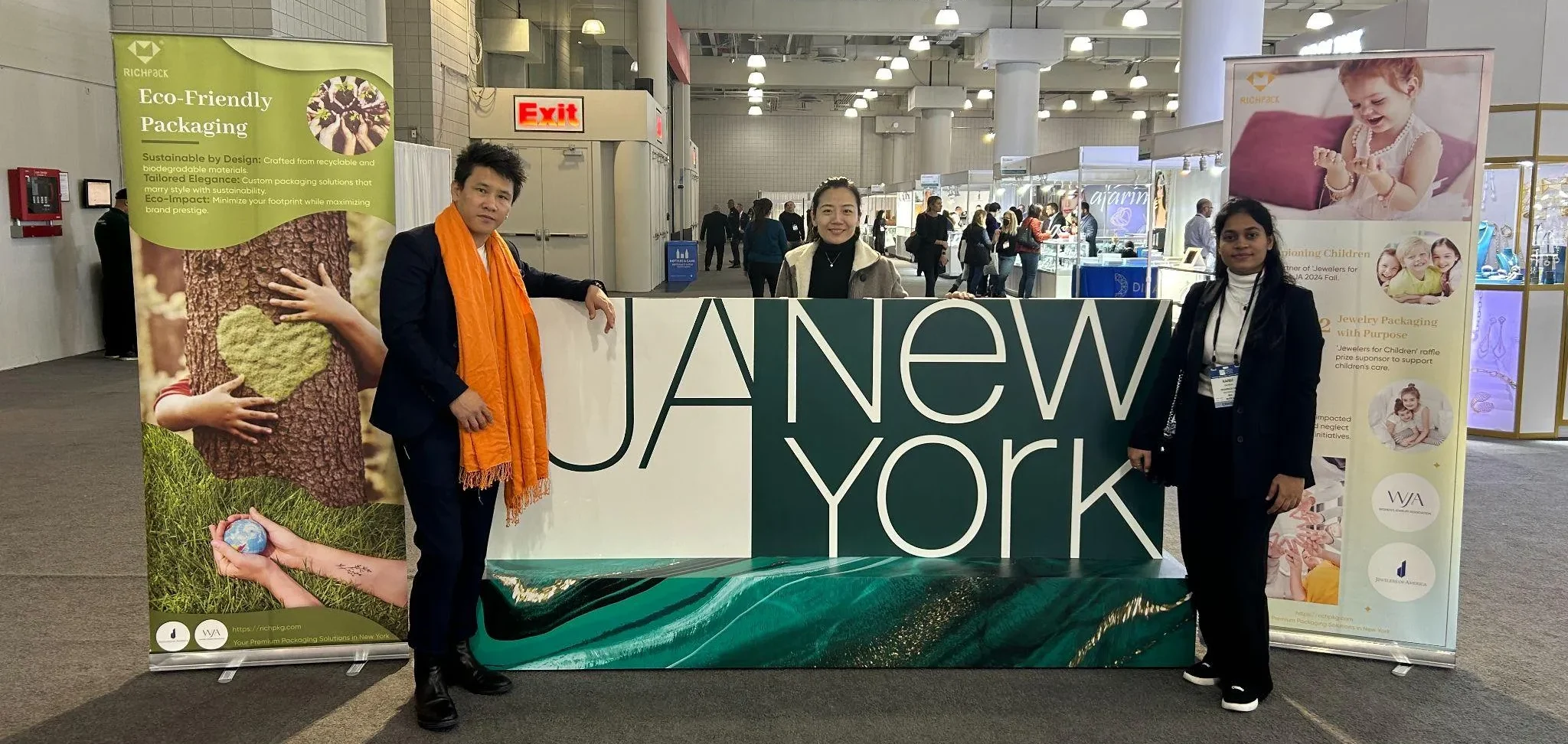 Richpack Shines at Jewellers of America 2024 Fall Trade Show with Sustainable Jewellery Packaging Solutions - JA NYC 2024 (12)