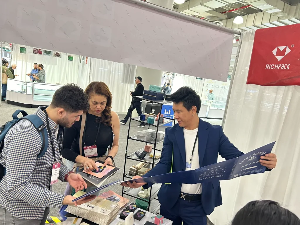 Richpack Shines at Jewellers of America 2024 Fall Trade Show with Sustainable Jewellery Packaging Solutions - JA NYC 2024 (15)