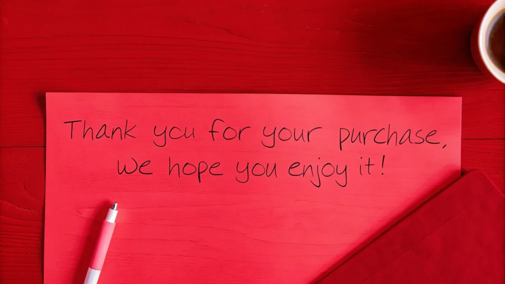8 Ingenious Ways to Showcase Gold Filled Jewelry with Stunning Packaging - a handwritten note accompanying a purchase can ele