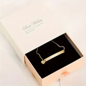Shop Personalized Heart Bracelets with Custom Jewelry Boxes by Richpack | Perfect for Jewelry Brands - e551ad03 f563 407c 94fd 54346a96d00f (1)