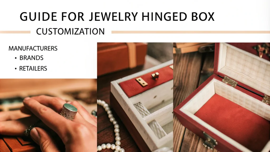 Choosing the Right Hinged Box for Jewellery: A Comprehensive Guide - jewelry hinged box customization ultimate guide f