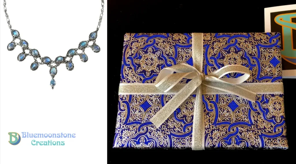 Bluemoonstone's moonstone jewelry packaging